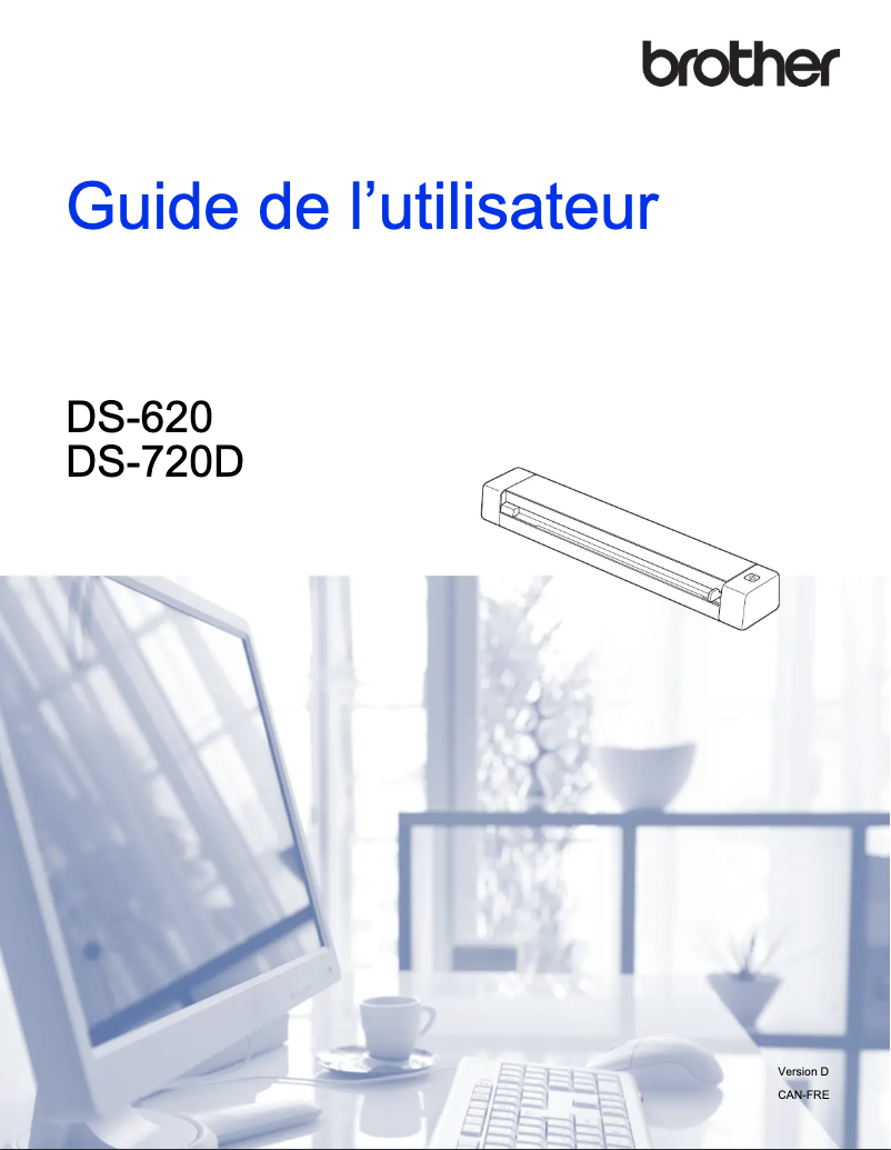 Page n°1 - Manuel utilisateur Brother DS-720D
