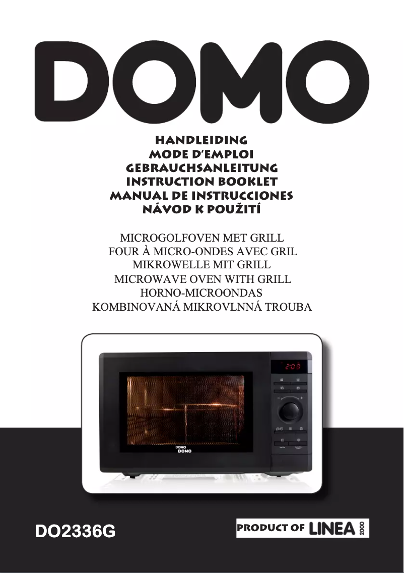 Image de la première page du manuel de l'appareil DO2336G