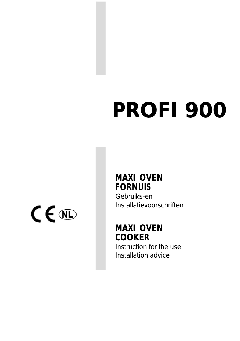 Page n°1 - Manuel utilisateur M-System PROFI-900