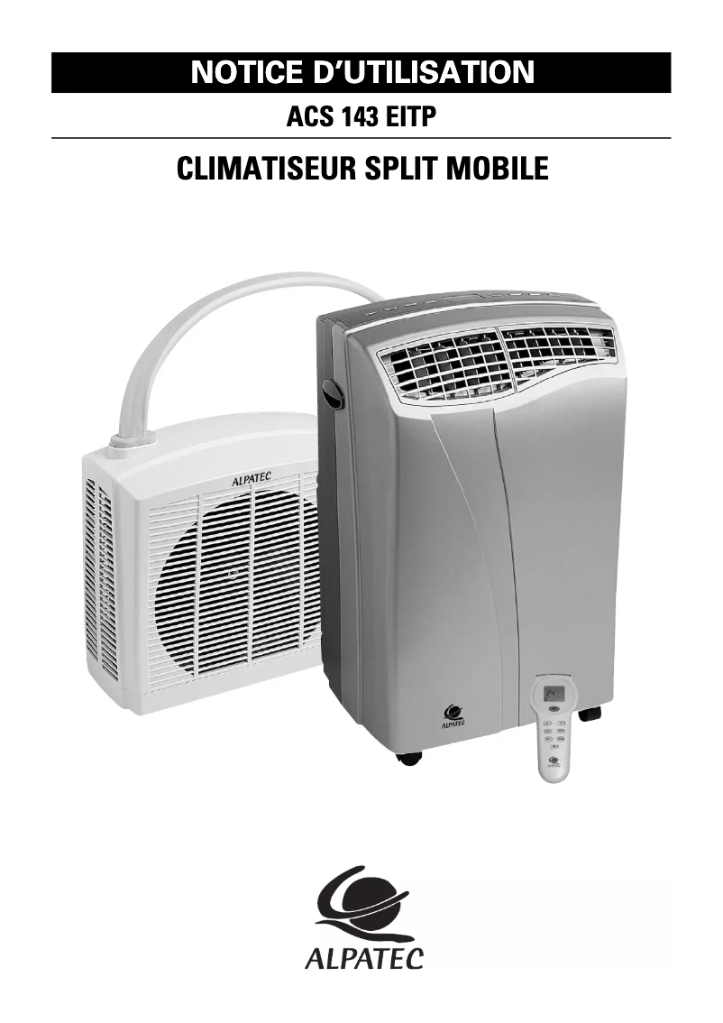 Page 1 de la notice Manuel utilisateur Alpatec ACS 143 EITP