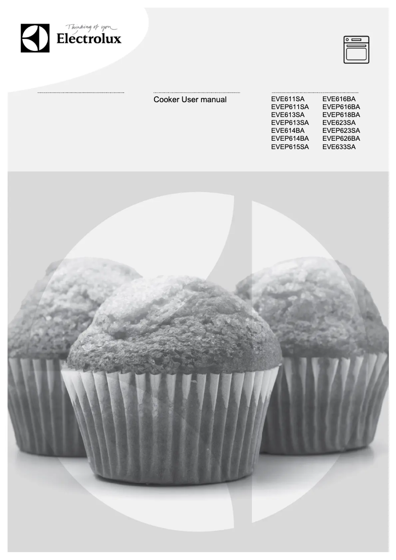Page 1 de la notice Manuel utilisateur Electrolux EVEP613SA