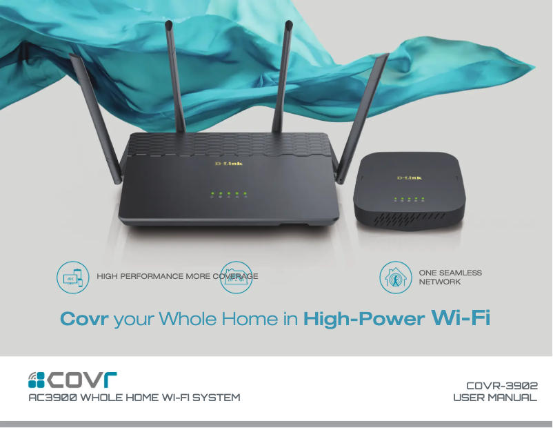 Image de la première page du manuel de l'appareil COVR-3902