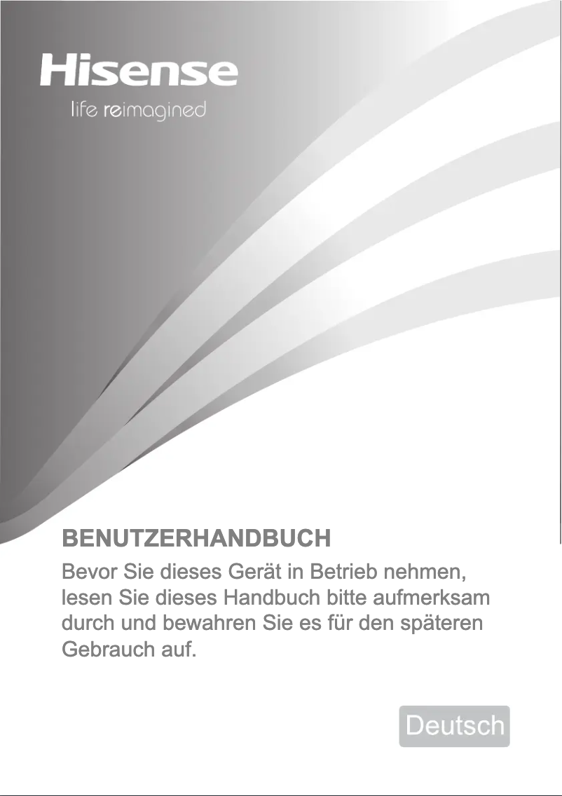 Page 1 de la notice Manuel utilisateur Hisense RB372N4AW1