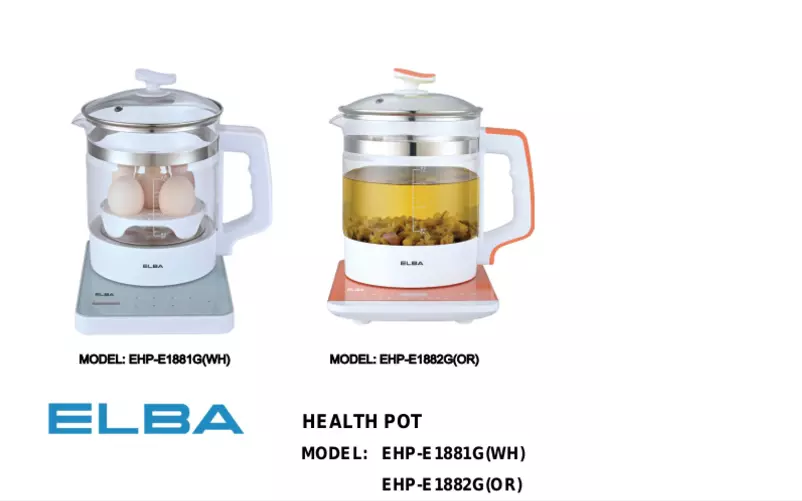 Image de la première page du manuel de l'appareil EHP-E1881G(WH)