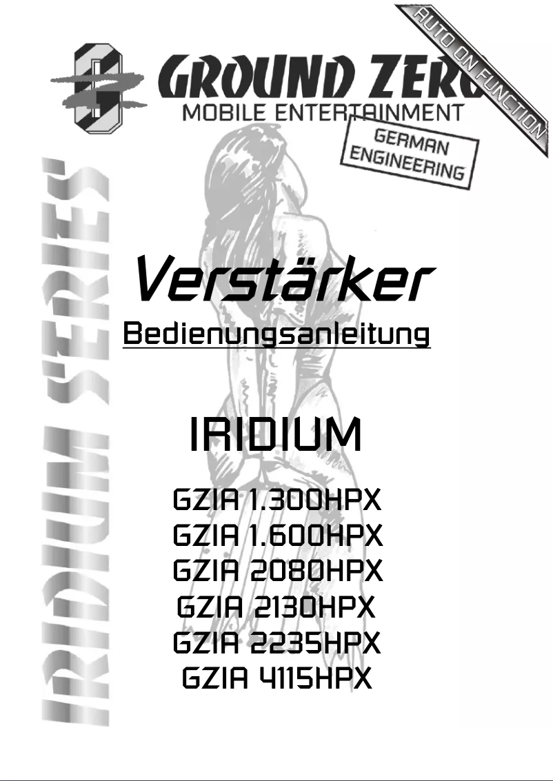 Página 1 del manual Manual de usuario Ground Zero GZIA 2235HPX