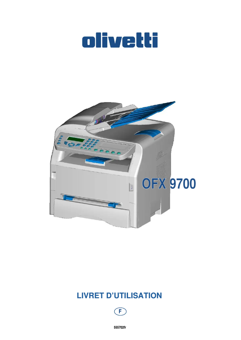 Page n°1 - Manuel utilisateur Olivetti OFX 9700