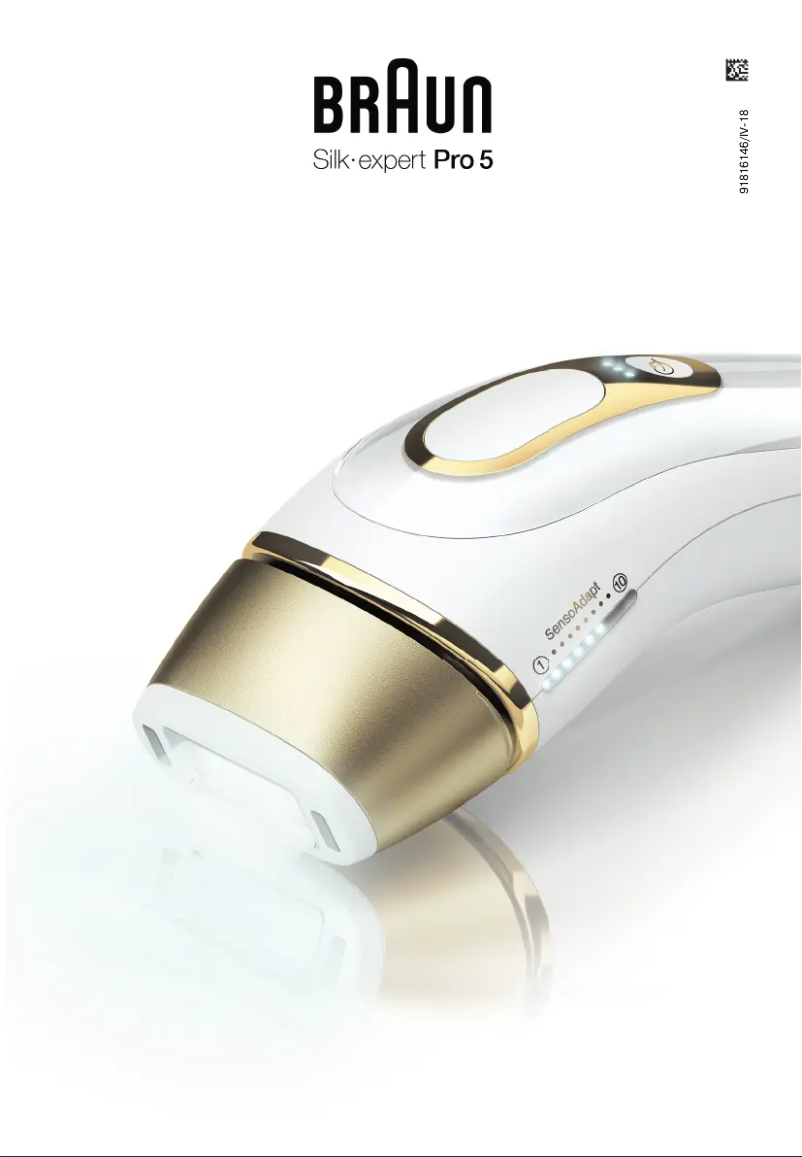Page 1 de la notice Manuel utilisateur Braun Silk·expert Pro 3 PL3111