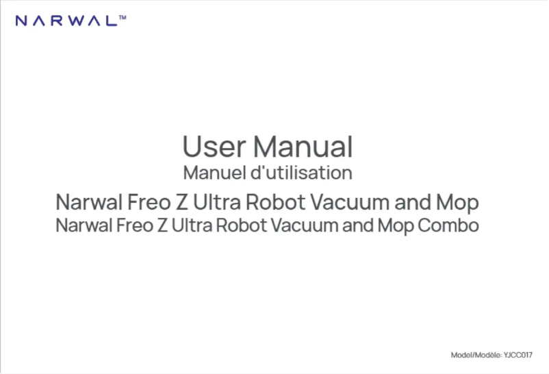 Page 1 de la notice Manuel utilisateur Narwal Freo Z Ultra