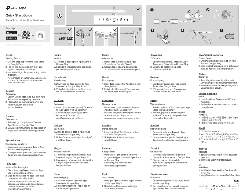 Page n°1 - Manuel utilisateur TP-Link Tapo L930-10