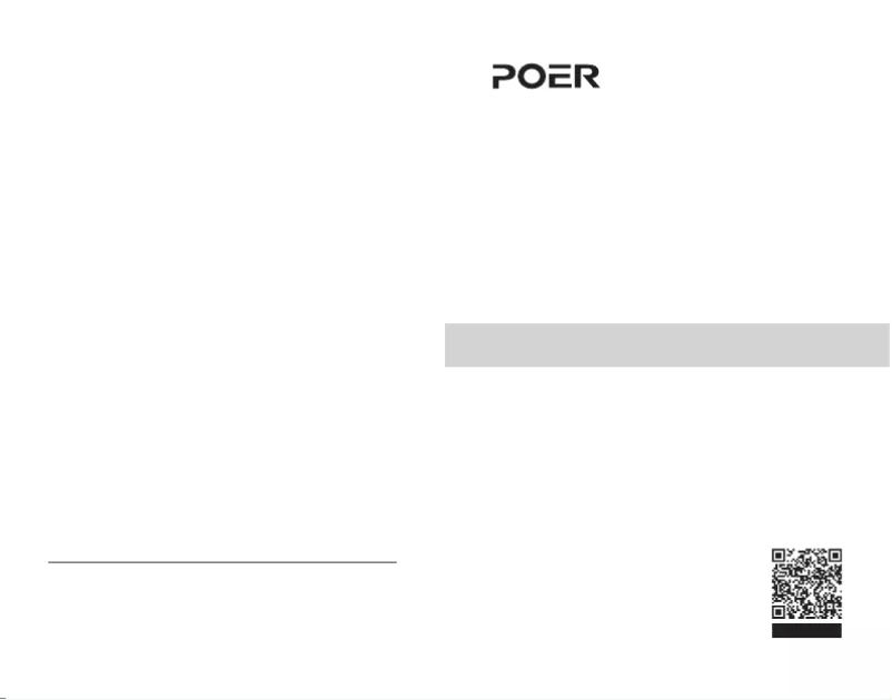 Page n°1 - Manuel utilisateur POER PTV30