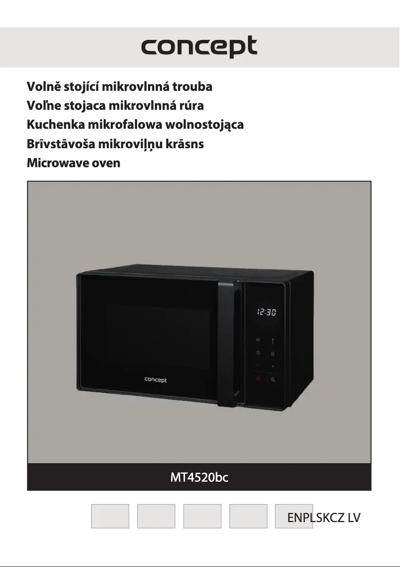 Page 1 de la notice Manuel utilisateur Concept MT4520BC