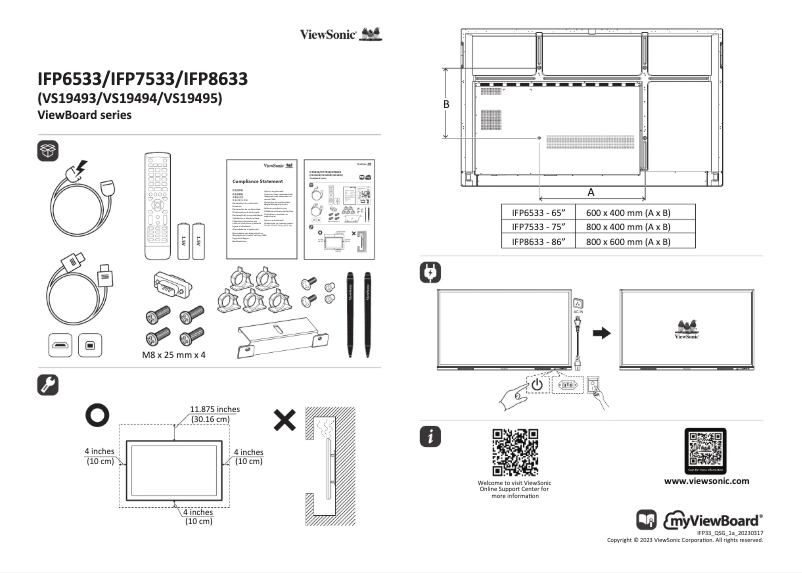 Imagen de la primera página del manual del dispositivo IFP6533