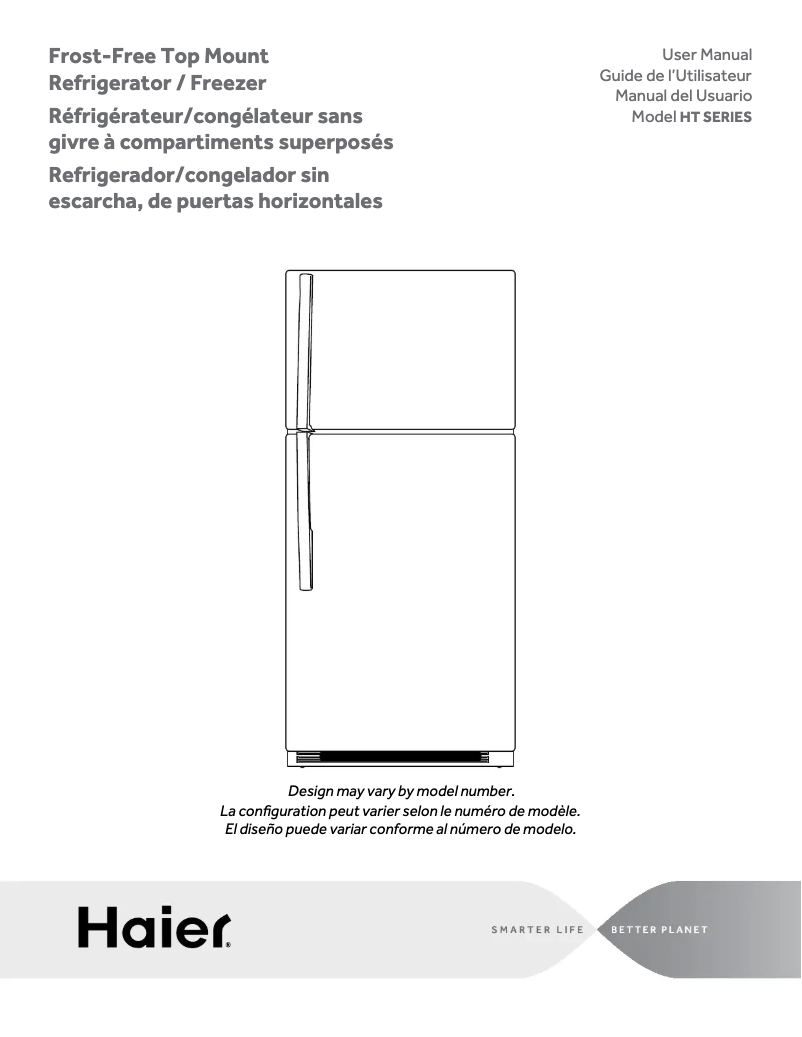 Page n°1 - Manuel utilisateur Haier HT21TS45SW