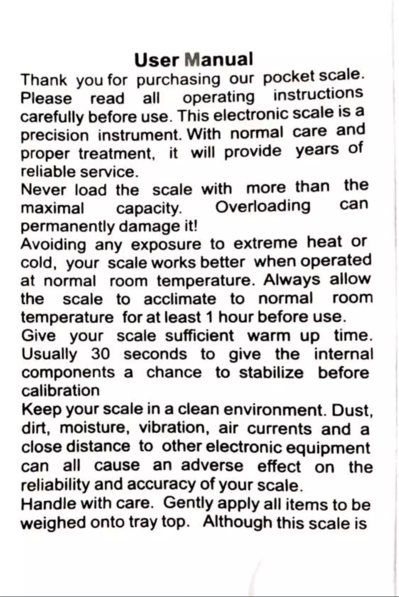 Page n°1 - Manuel utilisateur Ease electronicz G31