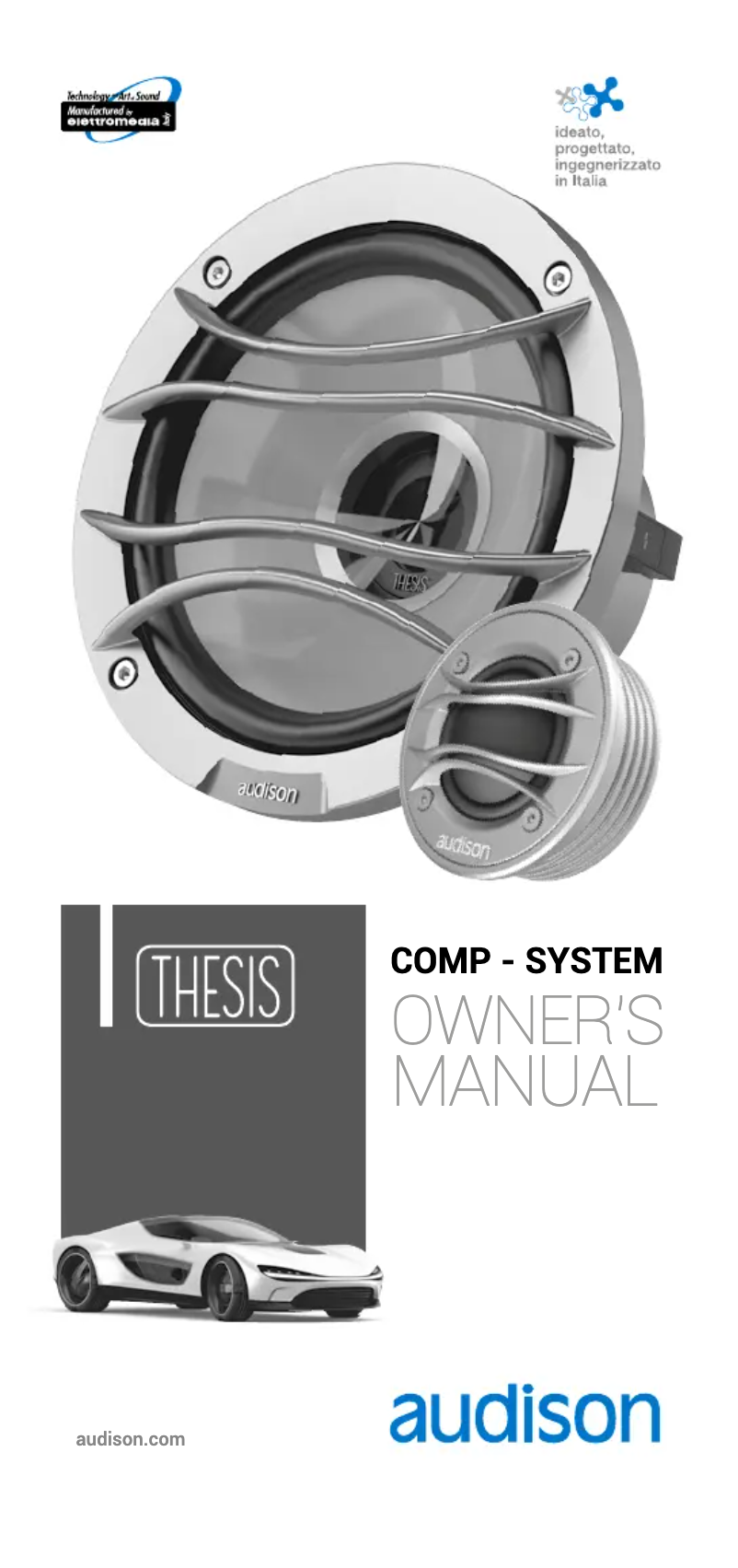 Page n°1 - Manuel utilisateur Audison Thesis TH K2 II P Coro