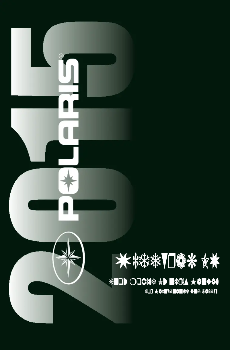 Page 1 de la notice Manuel utilisateur Polaris WideTrak LX (2015)