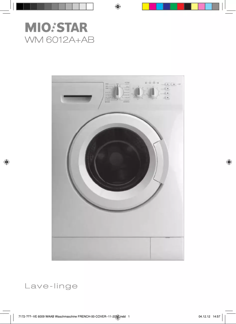 Page 1 de la notice Manuel utilisateur Mio Star VE 6012