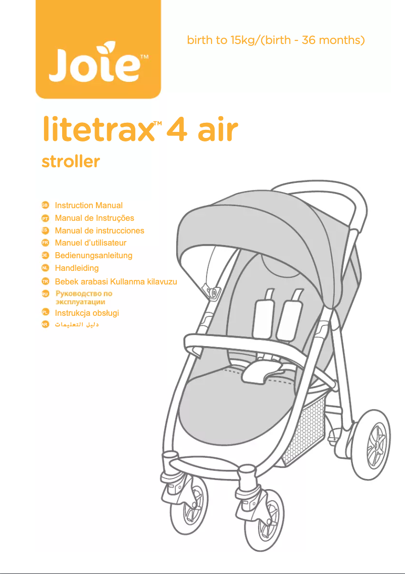 Image de la première page du manuel de l'appareil Litetrax 4 air