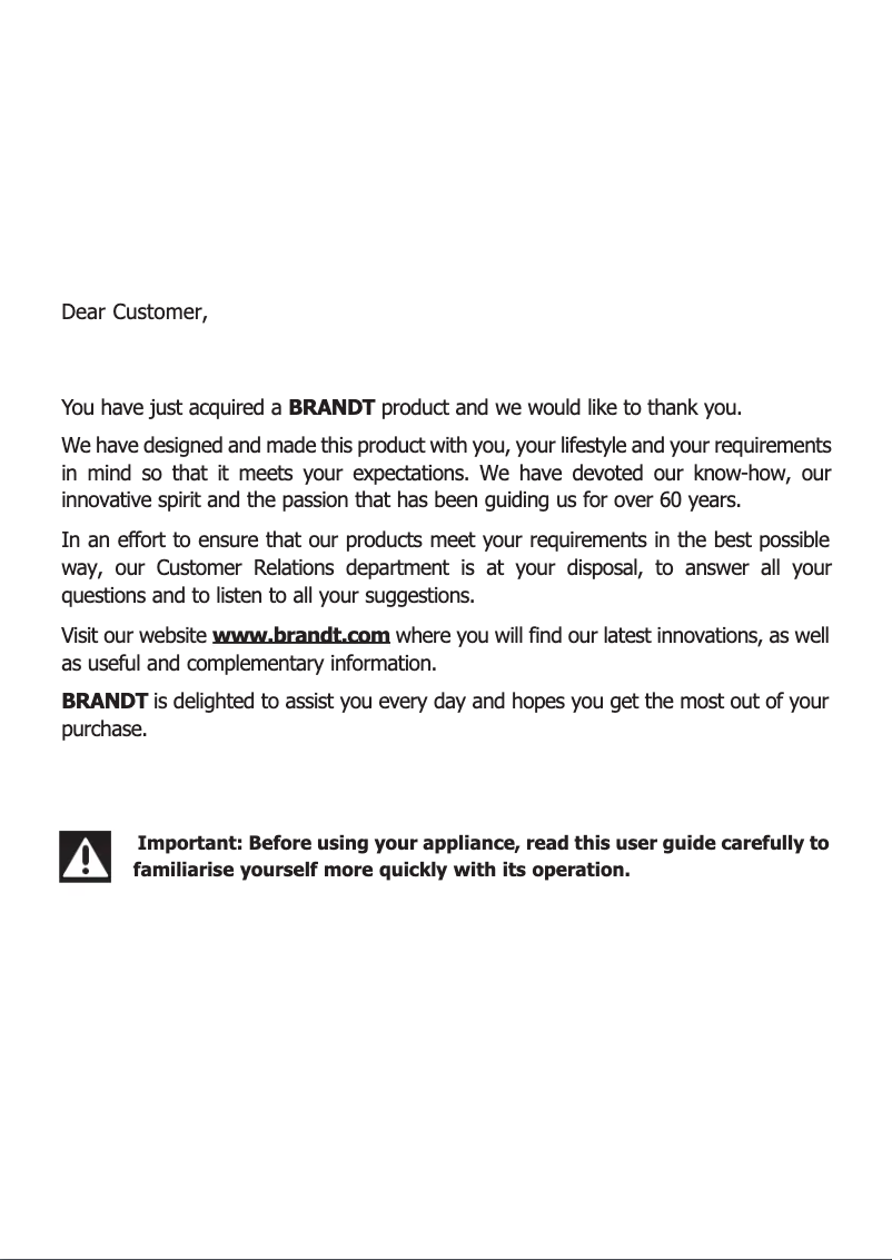 Image de la première page du manuel de l'appareil BXC6332X