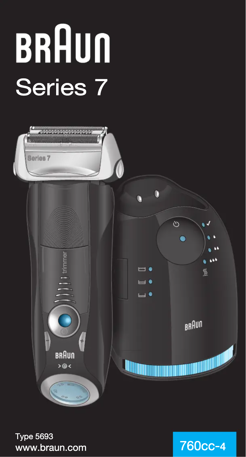 Page 1 de la notice Manuel utilisateur Braun Series 7 760cc-4
