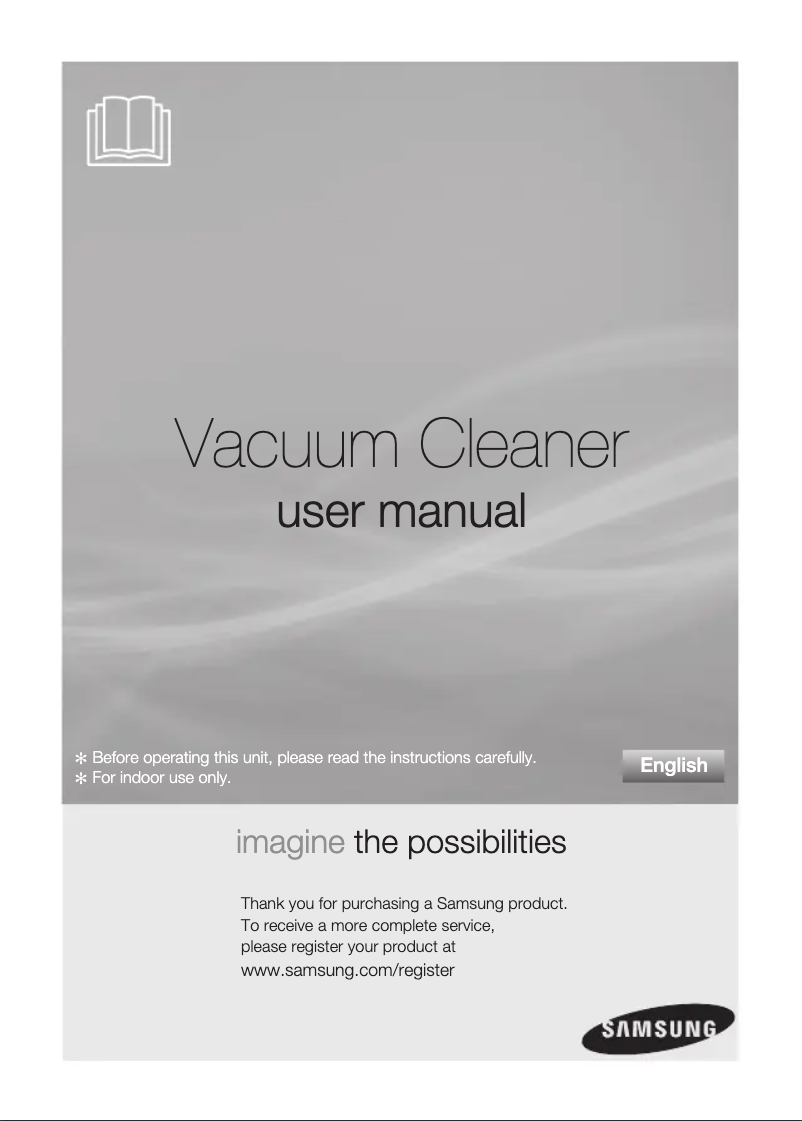 Page n°1 - Manuel utilisateur Samsung VCC5480