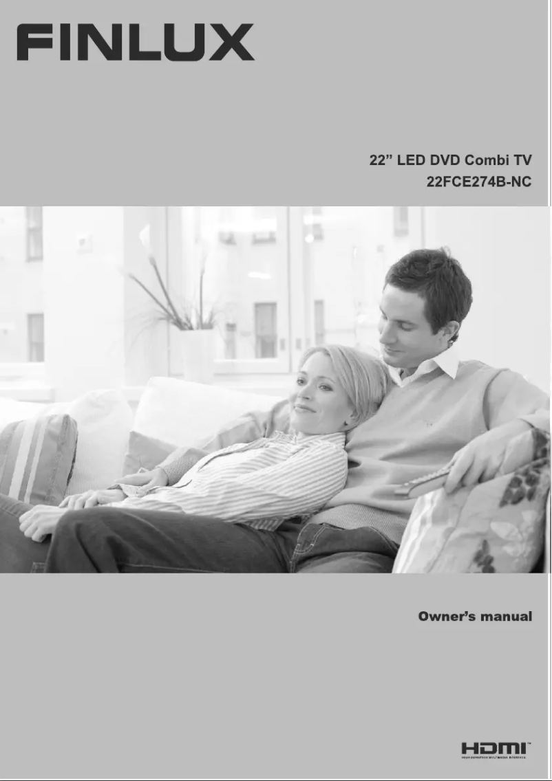 Page n°1 - Manuel utilisateur Finlux 22FCE274B-NC