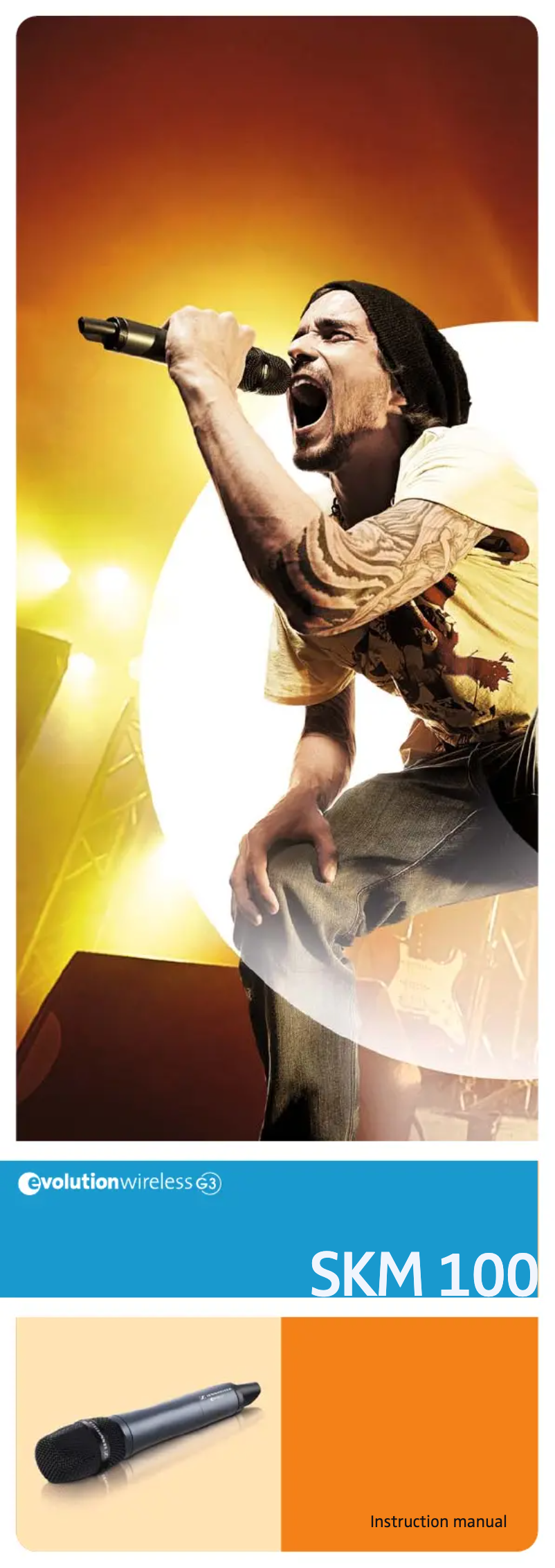 Page 1 de la notice Manuel utilisateur Sennheiser SKM 100-835 G3-E-X