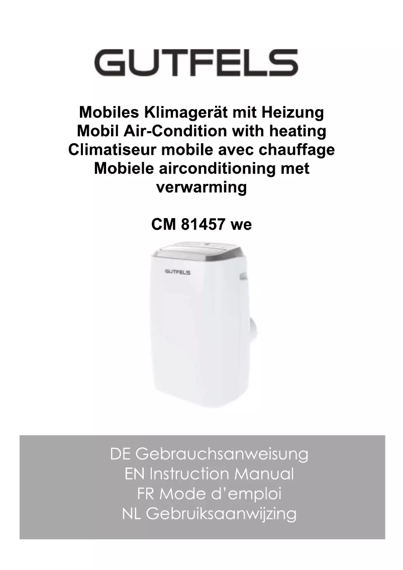 Page 1 de la notice Manuel utilisateur GUTFELS CM 81457 we