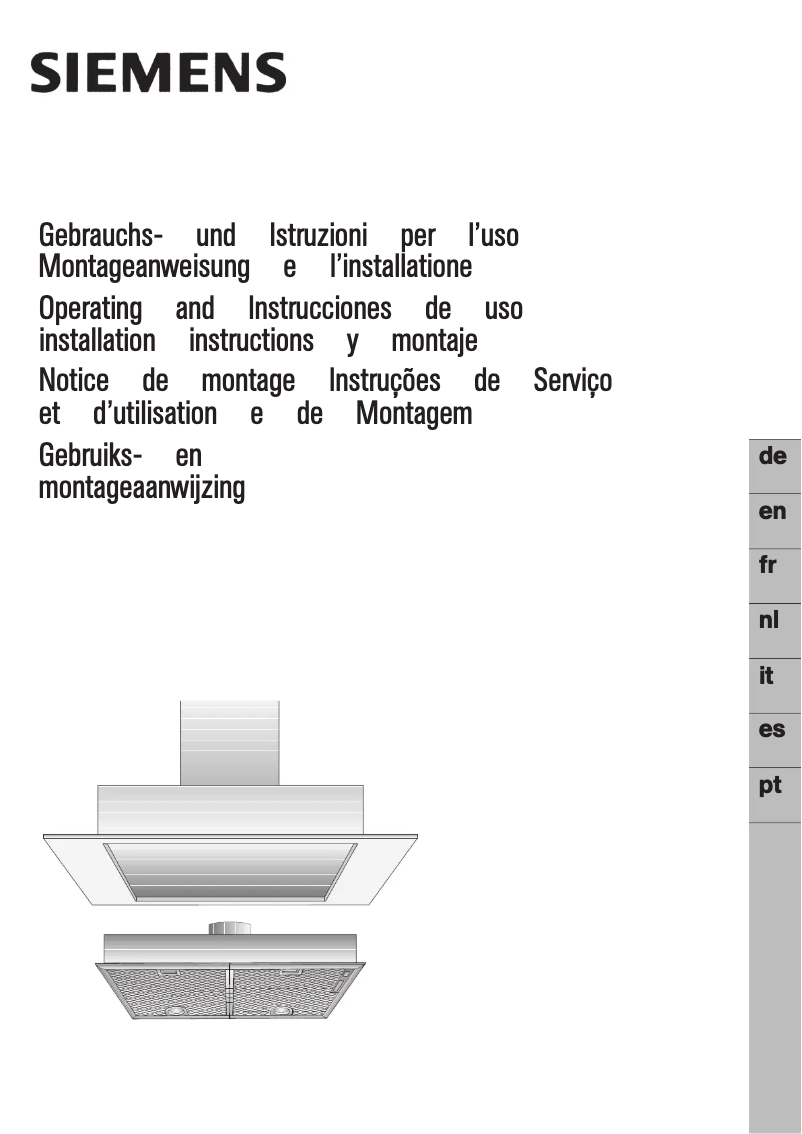 Page n°1 - Manuel utilisateur Siemens LB23364GB