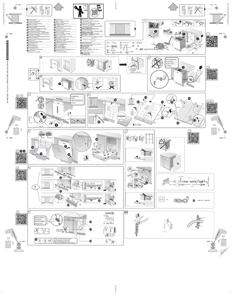 Page n°1 - Guide d'installation Neff S153HKX03G