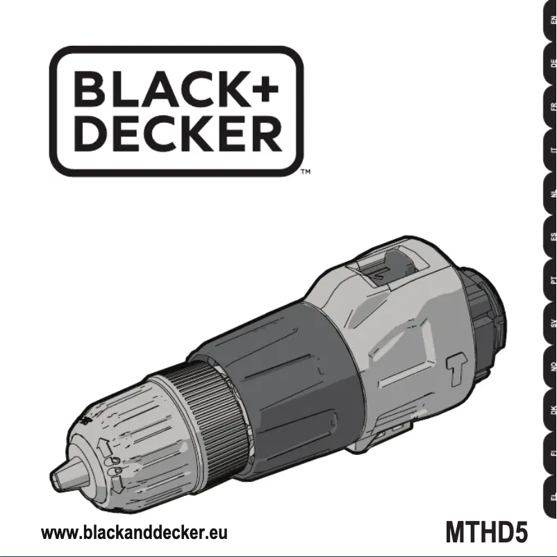 Página 1 del manual Manual de usuario Black & Decker MTHD5