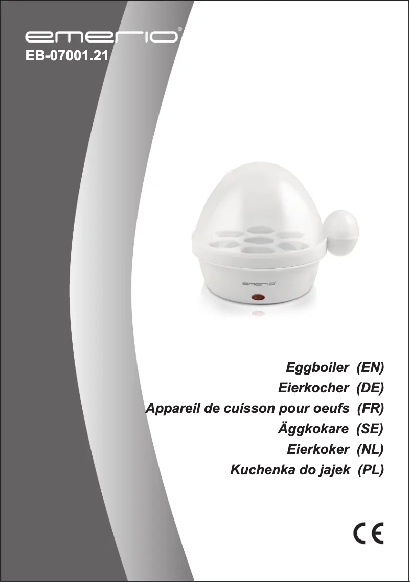 Image de la première page du manuel de l'appareil EB-07001.21