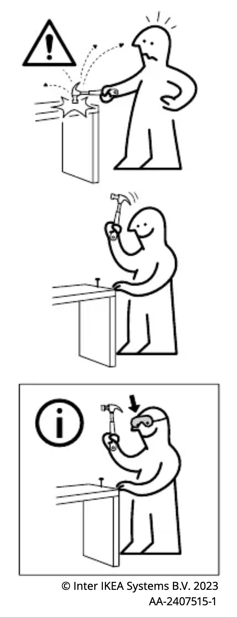 Page 1 de la notice Manuel utilisateur Ikea TRIXIG 605.566.90