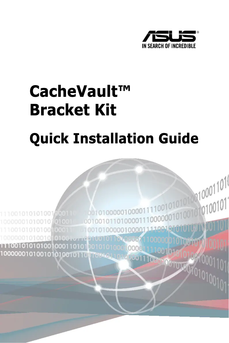 Page 1 de la notice Guide d'installation Asus PIKE II 3108-8i