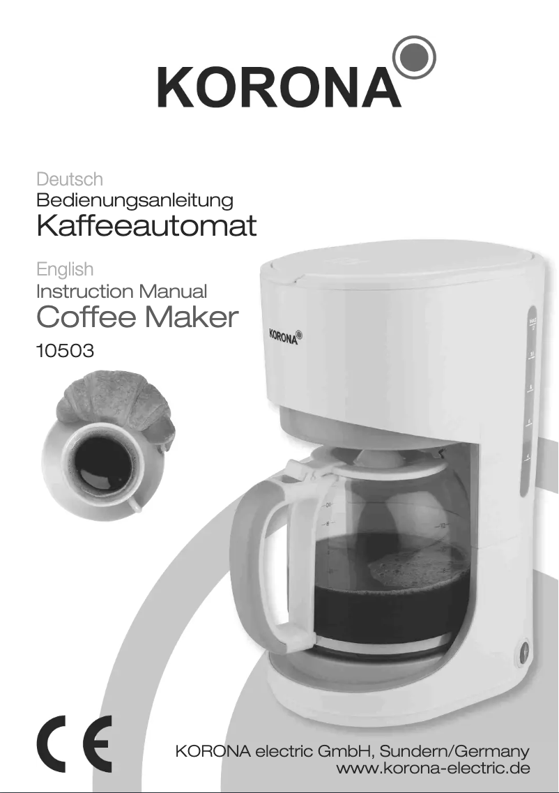 Page n°1 - Manuel utilisateur Korona 10503