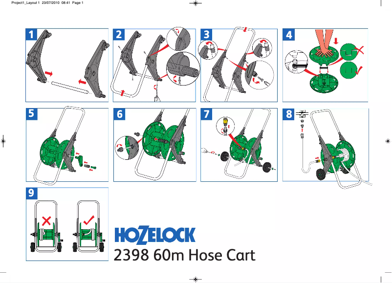 Page 1 de la notice Manuel utilisateur Hozelock 2398