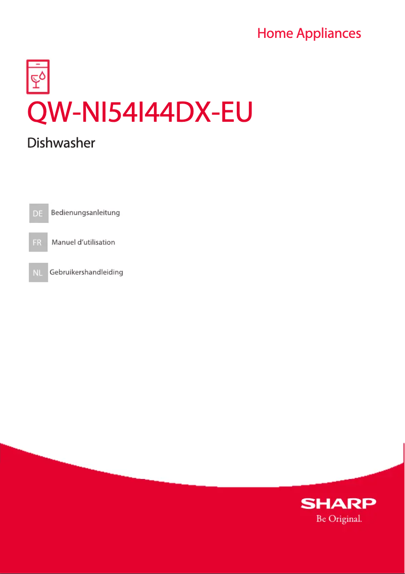 Image de la première page du manuel de l'appareil QW-NI54I44DX-EU