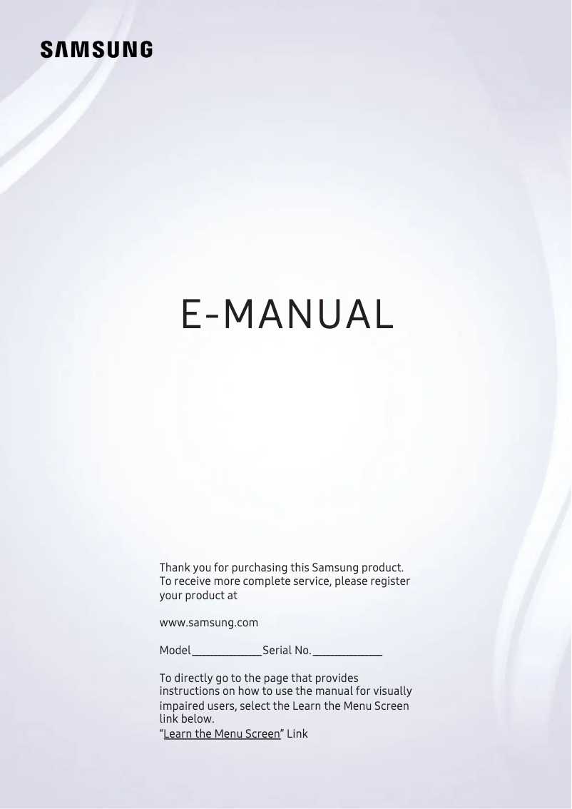 Page n°1 - Manuel utilisateur Samsung QN85Q900RAFXZA
