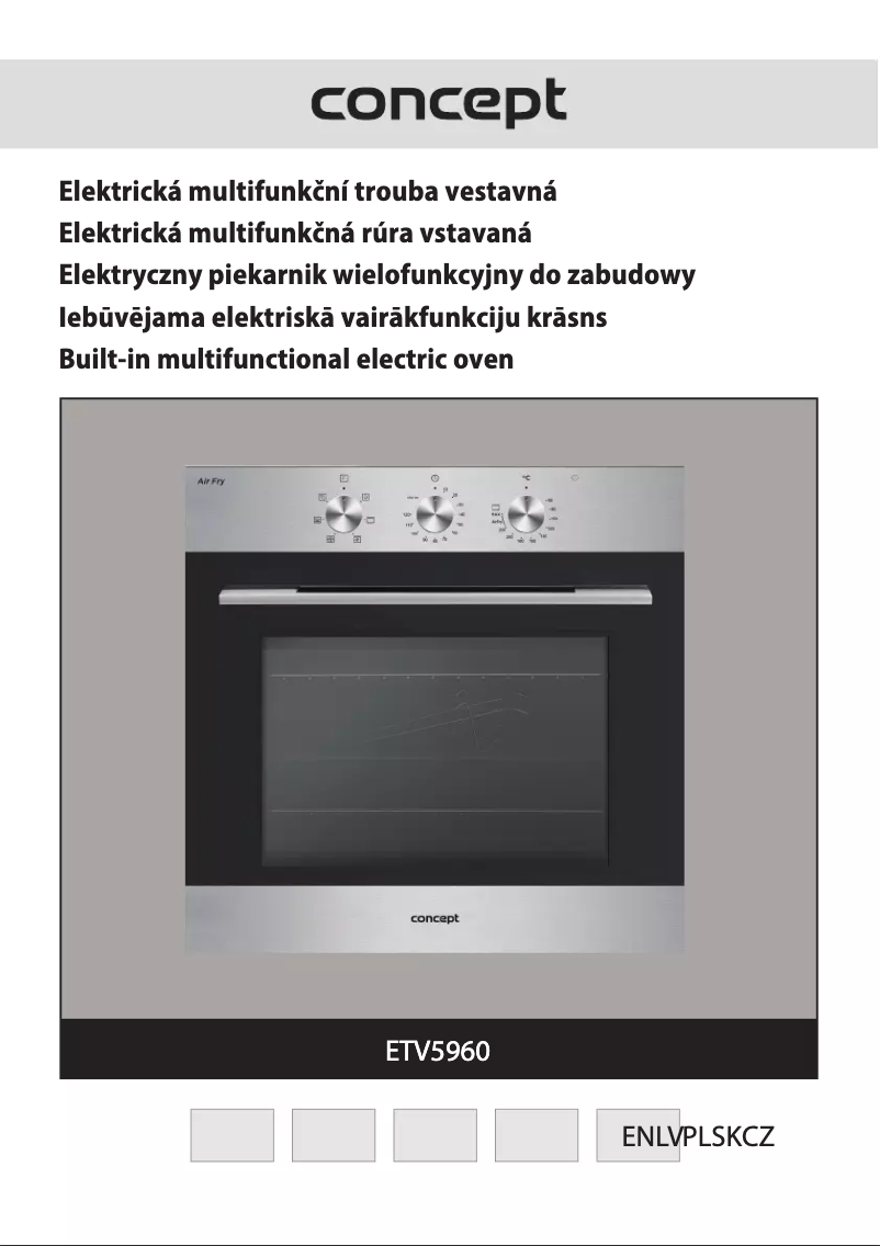 Page 1 de la notice Manuel utilisateur Concept ETV5960