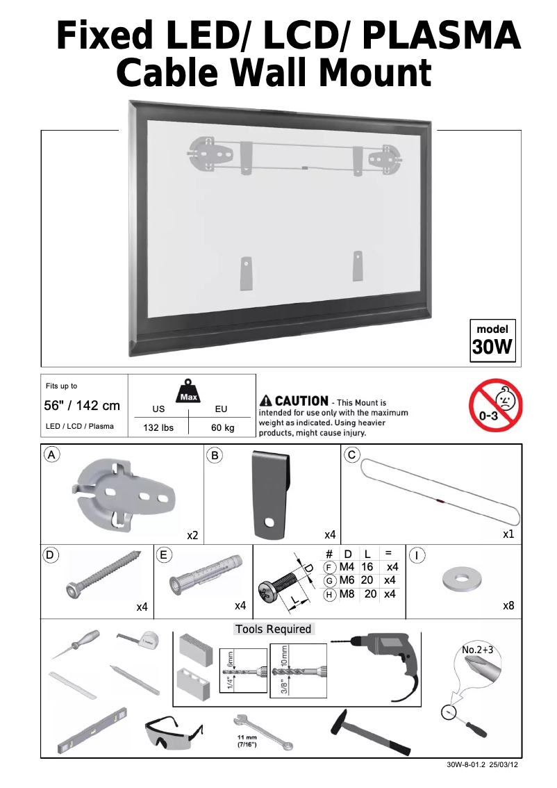 Page 1 de la notice Manuel utilisateur Barkan 30W