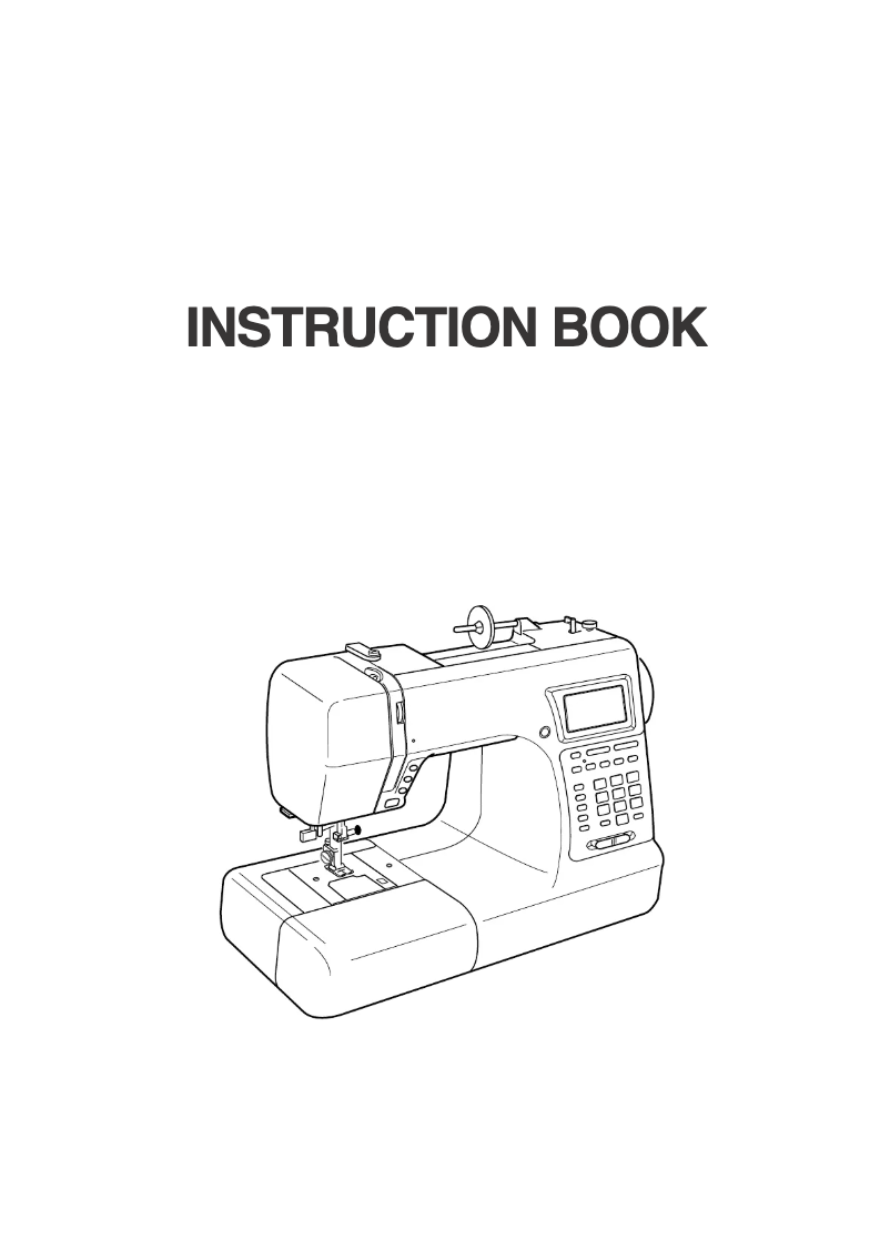 Page 1 de la notice Manuel utilisateur Janome Memory Craft 5200