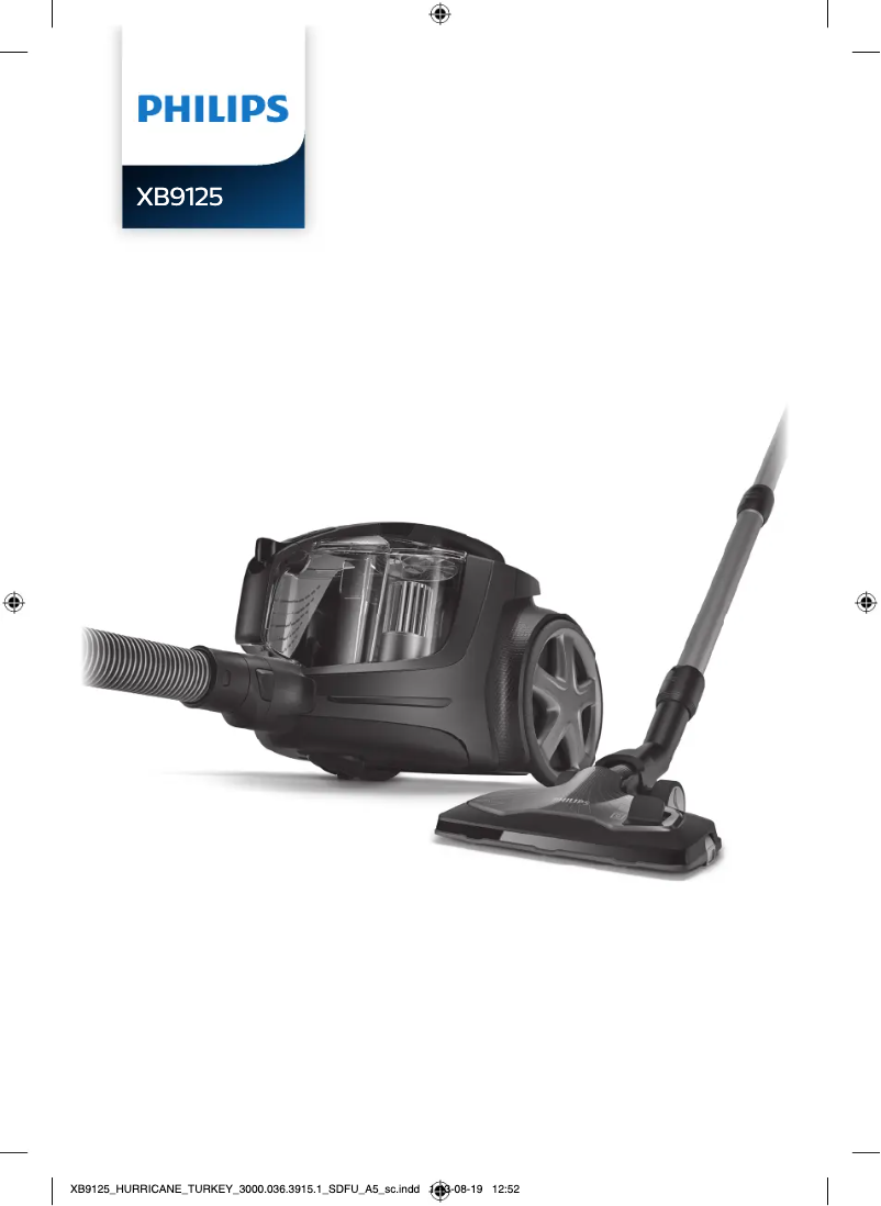 Page n°1 - Manuel utilisateur Philips Marathon Ultimate XB9125