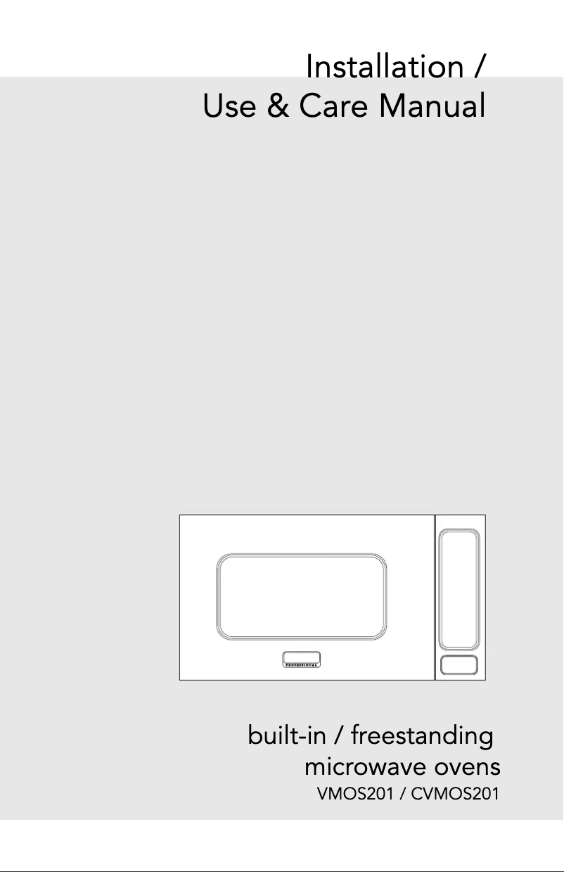 Página 1 del manual Manual de usuario Viking CVMOS201