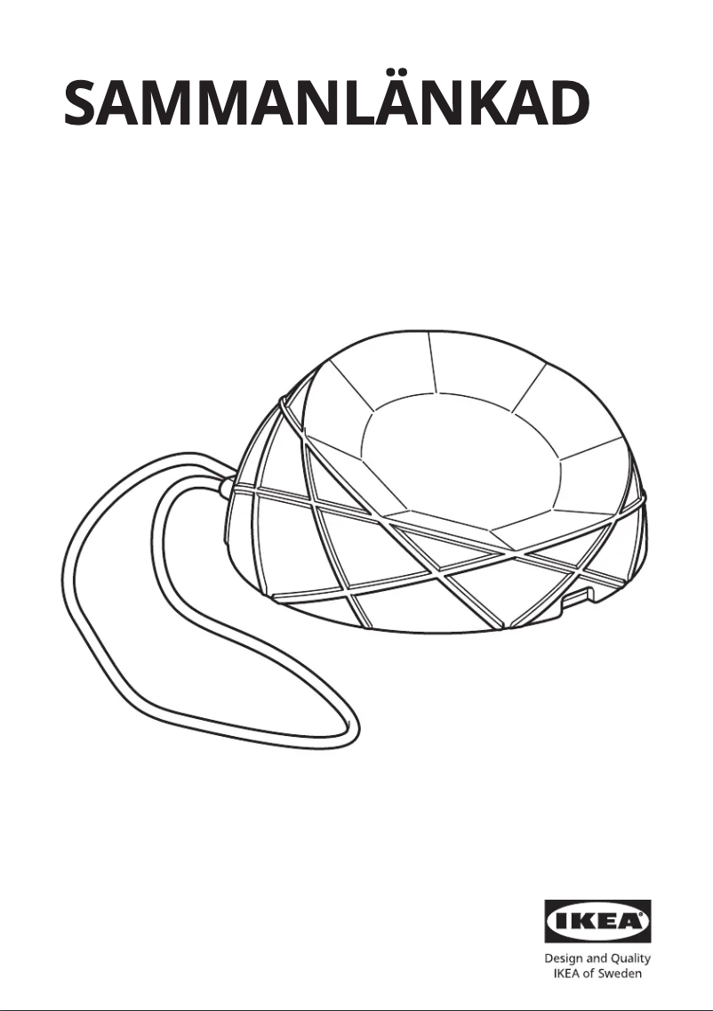 Imagen de la primera página del manual del dispositivo SAMMANLÄNKAD 905.150.85