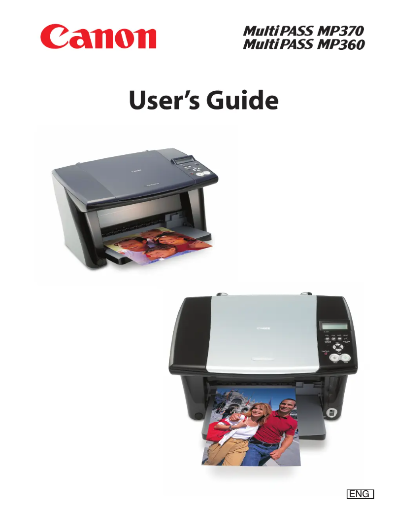 Image de la première page du manuel de l'appareil MultiPASS MP370