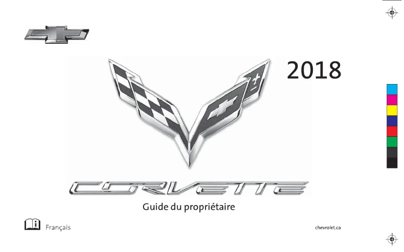 Página 1 del manual Manual de usuario Chevrolet Corvette (2018)