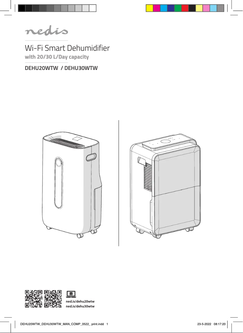 Page 1 de la notice Manuel utilisateur Nedis DEHU30WTW