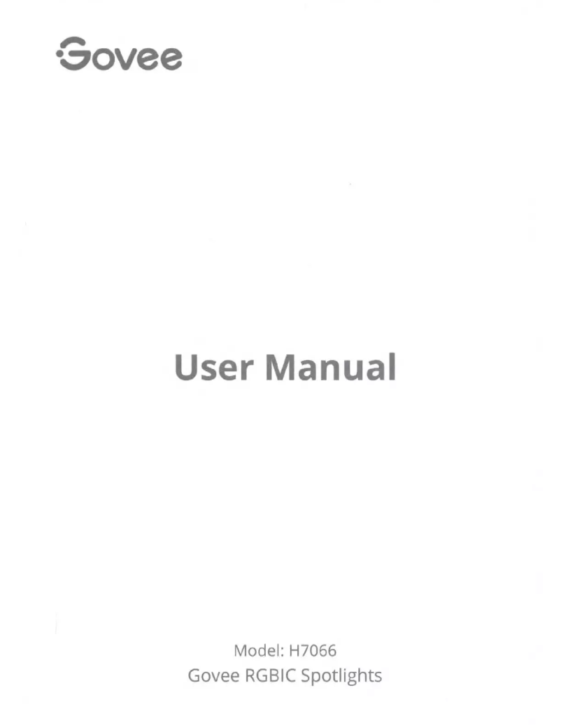 Page n°1 - Manuel utilisateur Govee H7066