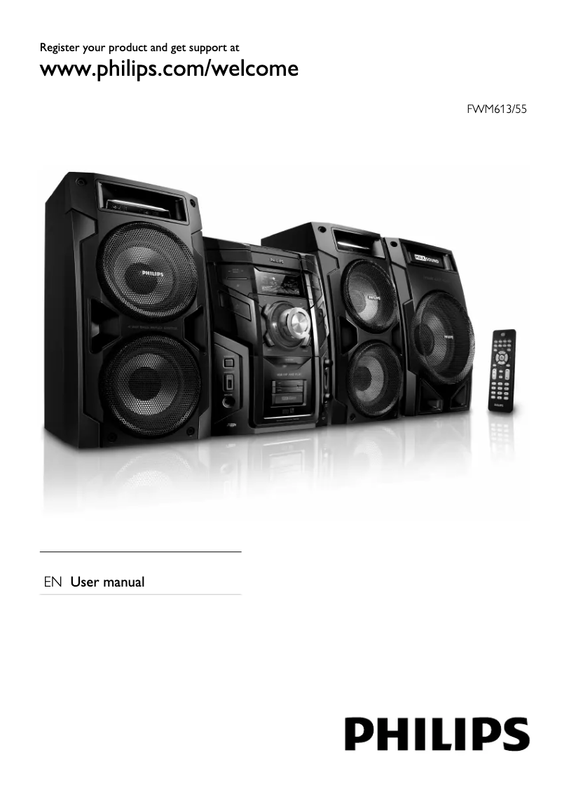 Page n°1 - Mode d'emploi Philips FWM613