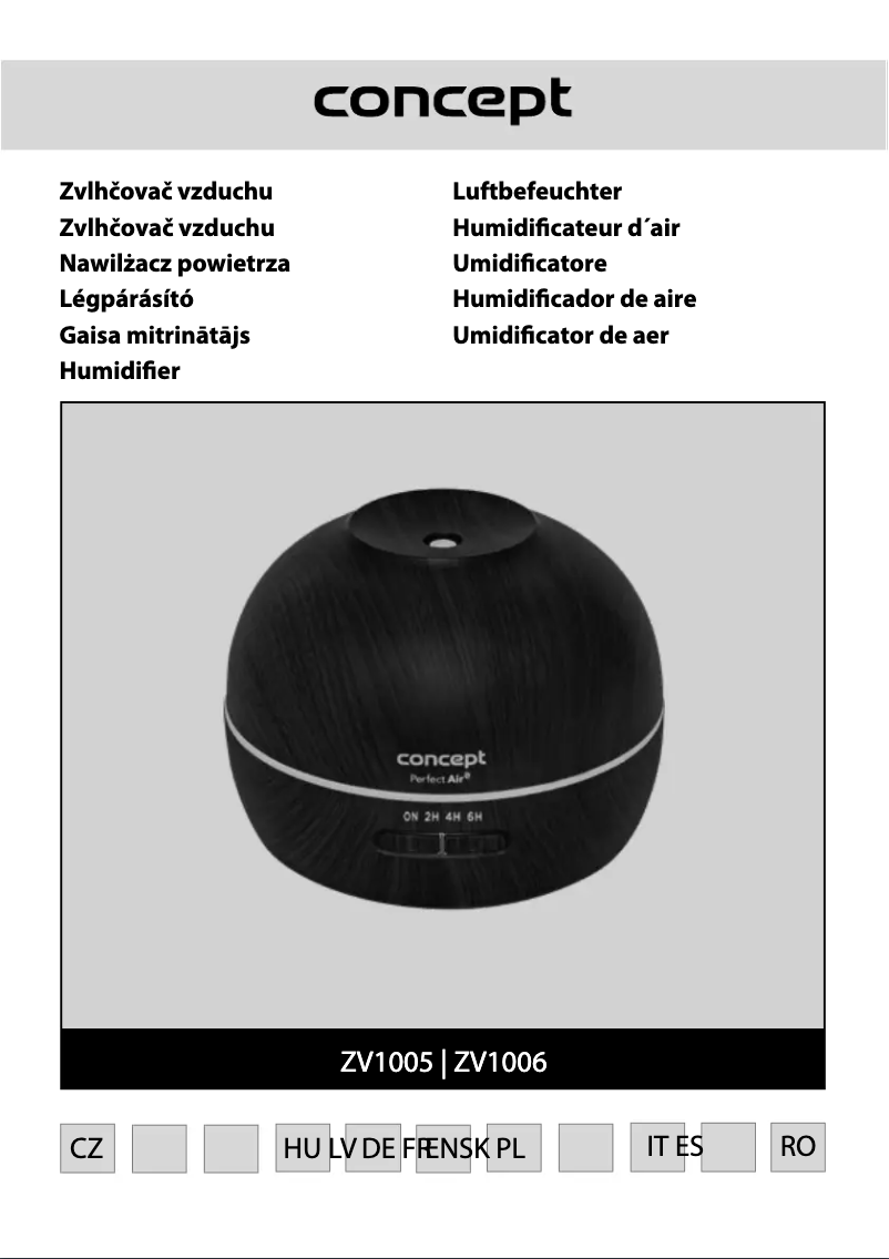 Page n°1 - Manuel utilisateur Concept Perfect Air ZV1005